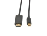 Prokord MDPH12M-3M-B videokabel adapter Mini DisplayPort HDMI Sort