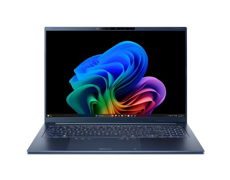 Acer Swift Go 16 AI Intel SFG16-A71-R6NG Copilot+ PC AMD Ryzen AI 7 445 Laptop 40,6 cm (16") WUXGA 16 GB LPDDR5x-SDRAM 512 GB SSD Wi-Fi 7 (802.11be) Windows 11 Home Blå