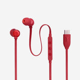JBL Tune 310C Headset Ledningsført I ørerne Opkald/musik USB Type-C Rød