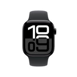 Apple Watch Series 10 OLED 42 mm Digital 374 x 446 pixel Berøringsskærm 4G Sort Wi-Fi GPS (satellit)