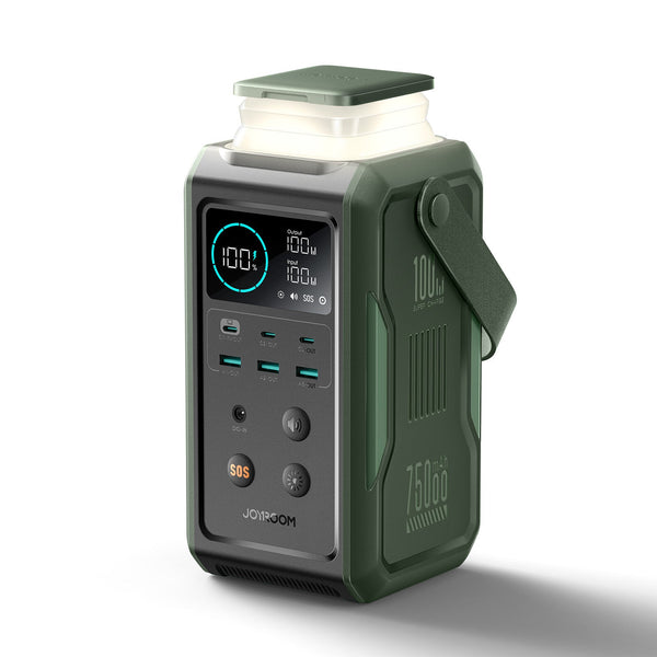 JOYROOM JR-PBF10 powerbank Lithium-Ion (Li-Ion) 75000 mAh Sort, Grøn