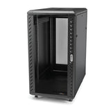 StarTech.com RK3236BKF stativ 32U Fritstående reol Sort