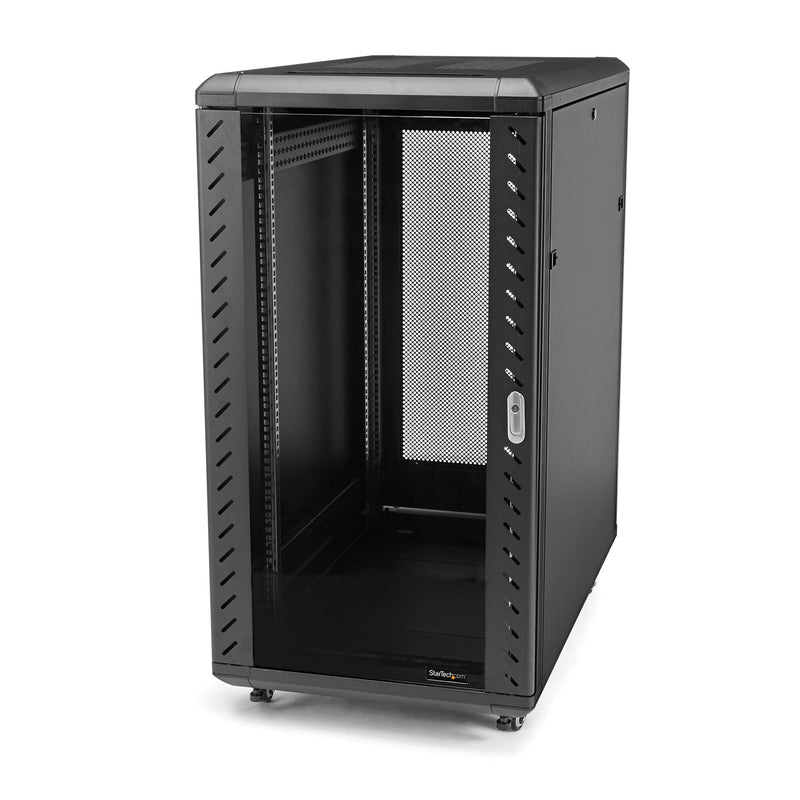 StarTech.com RK3236BKF stativ 32U Fritstående reol Sort