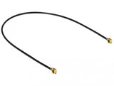DeLOCK 89608 koaxial kabel 1.13 0,2 m MHF (I-PEX) Sort, Guld