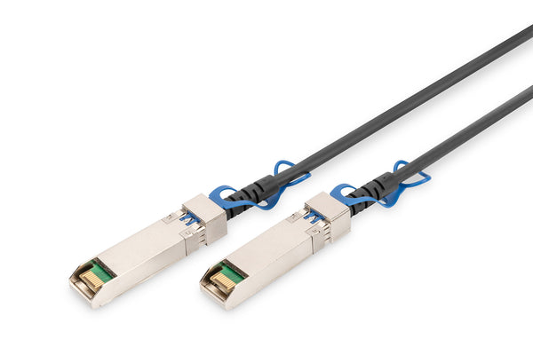 Digitus DN-81242 InfiniBand og fiberoptisk kabel 2 m SFP28 DAC Sort