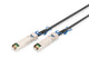 Digitus DN-81242 InfiniBand og fiberoptisk kabel 2 m SFP28 DAC Sort