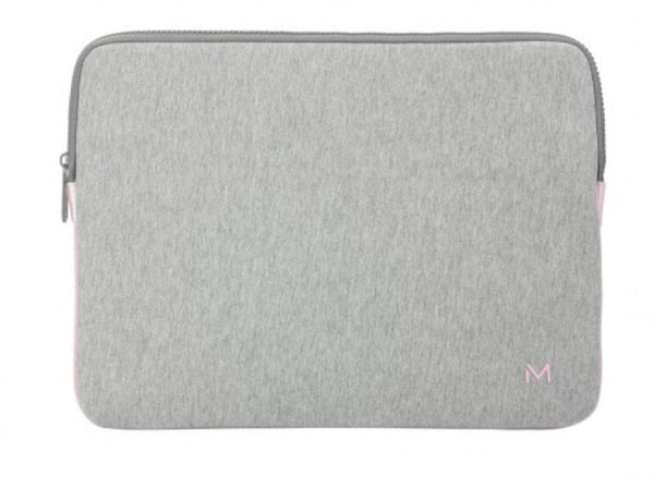 Mobilis 049015 taske og etui til laptop 35,6 cm (14") Grå, Lyserød
