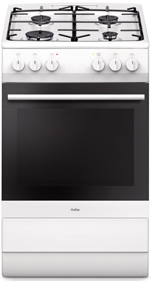 Amica SHM51071W Fritstående komfur Elektrisk Gaskomfur Hvid