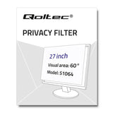 Qoltec 51064 antirefleks skærm 68,6 cm (27") Monitor