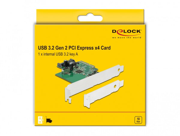 DeLOCK 89029 interface-kort/adapter Intern SATA, USB 3.2 Gen 2 (3.1 Gen 2)