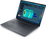 DELL Pro Max 18 Plus MB18250 Intel Core Ultra 9 285HX Mobil workstation 45,7 cm (18") Quad HD+ 32 GB DDR5-SDRAM 1 TB SSD NVIDIA RTX PRO 3000 Blackwell Wi-Fi 7 (802.11be) Windows 11 Pro Tysk Sort