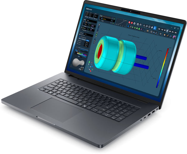 DELL Pro Max 18 Plus MB18250 Intel Core Ultra 7 265HX Mobil workstation 45,7 cm (18") Quad HD+ 32 GB DDR5-SDRAM 1 TB SSD NVIDIA RTX PRO 3000 Blackwell Wi-Fi 7 (802.11be) Windows 11 Pro Sort Tysk