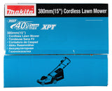 Makita LM003GZ plæneklipper Skubbe plæneklipper Batteri Sort, Blå