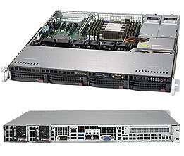 Supermicro CSE813MFTQC-R407CB Stativ (1U) 0 GB