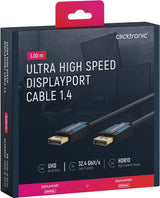 ClickTronic 40995 DisplayPort kabel 3 m 2x DisplayPort Sort