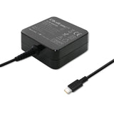 Qoltec 51027 oplader til mobil enhed Mobiltelefon, Laptop Sort Vekselstrøm, DC, USB Indendørs