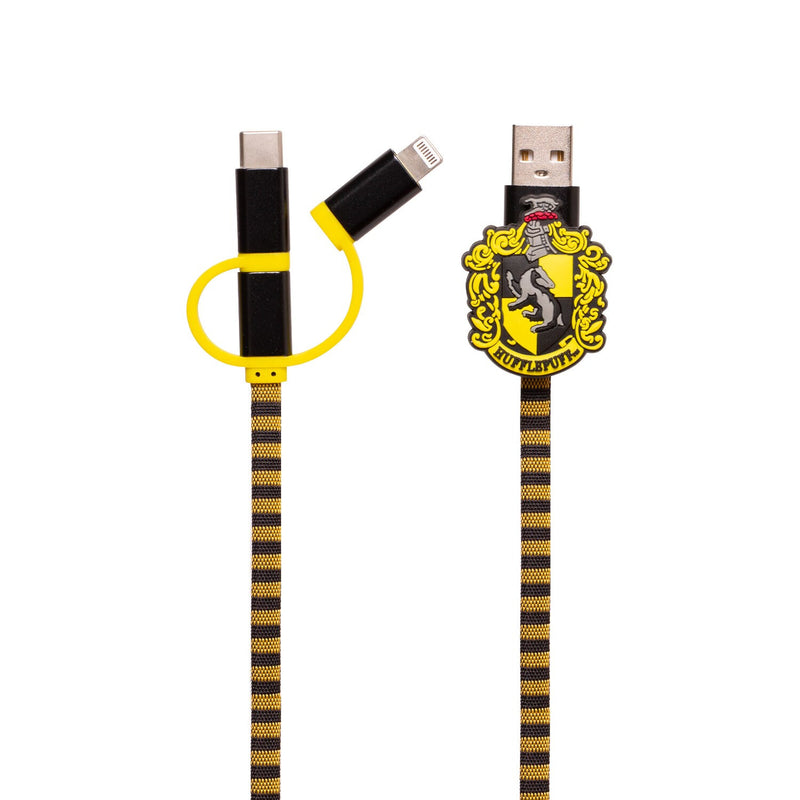 Thumbs Up 1002655 USB-kabel 1 m USB A Micro-USB B Sort, Gul