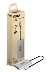 CLUB3D CSV-1586 interface hub Thunderbolt 3 40000 Mbit/s Sølv