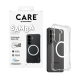 PanzerGlass CARE™ by ® Samba Case Transparant m. Hvid Qi Samsung Galaxy S26