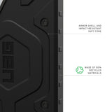 Urban Armor Gear Pathfinder mobiltelefon etui 17,5 cm (6.9") Cover Sort