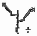Gembird MA-DA2P-02 skærmbeslag og -stativer 81,3 cm (32") Skrivebord Sort