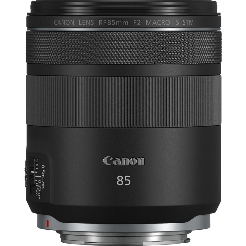 Canon RF 85 mm f2.0 Makro IS STM MILC Makrolinse Sort
