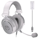 ENDORFY VIRO Plus USB Onyx White Headset Ledningsført Musik/hverdag Hvid