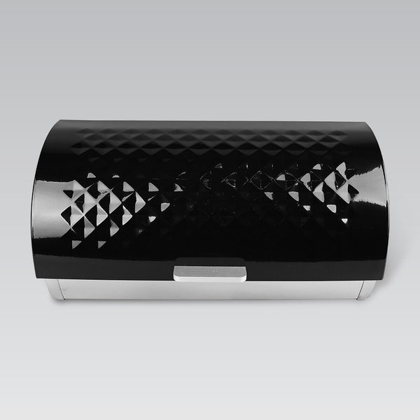Maestro MR-1676-BLACK brødkasse Rektangulær Sort, Sølv
