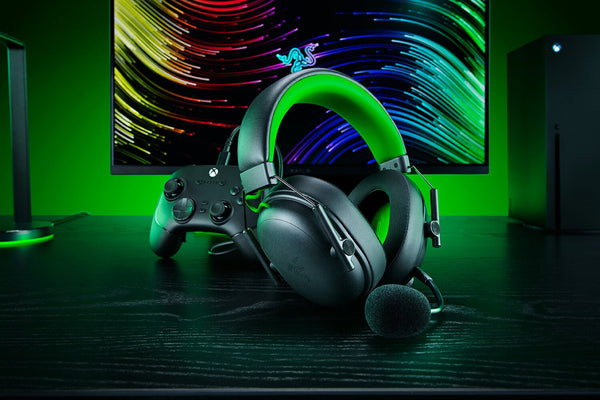 Razer BlackShark V3 X HyperSpeed Headset Kabel & trådløs Spil USB Type-A Bluetooth Sort, Grøn