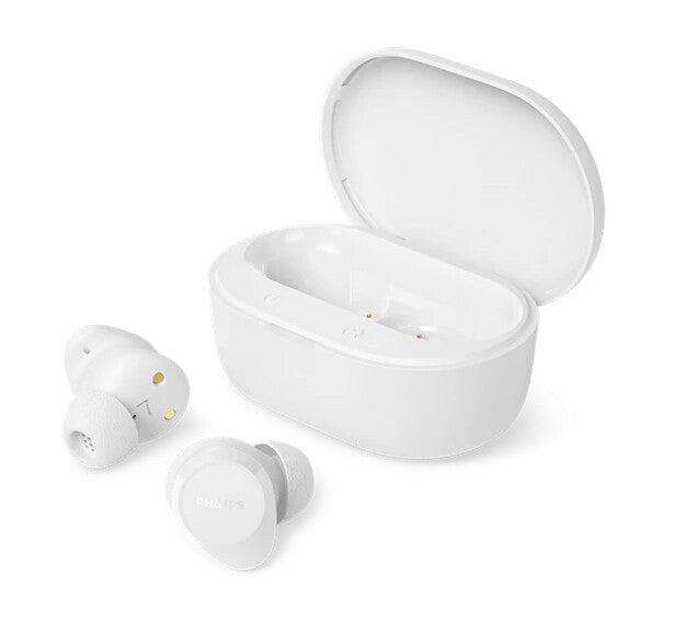 Philips TAT1300WT/00 hovedtelefoner/headset True Wireless Stereo (TWS) I ørerne Opkald/musik Bluetooth Hvid