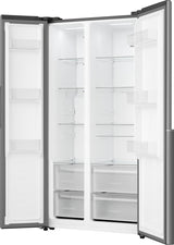 Gorenje Side by side køle /fryseskab med MultiFlow Cooling til jævn luftcirkulation i hele skabet. NoFrost Plus eliminerer manuel afrimning, mens SuperCool og FastFreeze hjælper med at opretholde optimale forhold for nyindsatte dagligvarer.