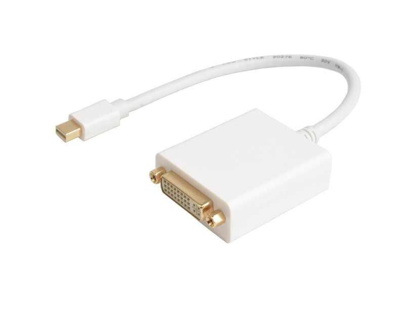 Prokord MDPD-20CM videokabel adapter 0,15 m Mini DisplayPort DVI-D Hvid