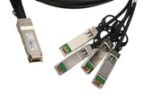 Extralink EX.15791 InfiniBand og fiberoptisk kabel 3 m QSFP+ 4x QSFP+ DAC Sort
