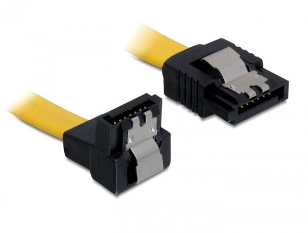 DeLOCK 0.5m SATA M/M SATA-kabel 0,5 m Gul