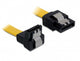 DeLOCK 0.7m SATA M/M SATA-kabel 0,7 m Gul