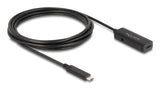 DeLOCK 80027 USB-kabel USB 3.2 Gen 2 (3.1 Gen 2) 3 m USB C 10 Gbit/sek. Sort