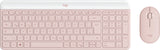 Logitech MK470 tastatur Mus inkluderet Kontor RF trådløst QWERTZ Tysk Rose