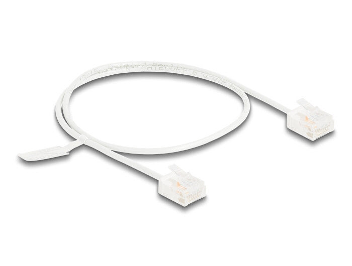 DeLOCK 80773 netværkskabel Hvid 0,5 m Cat6 U/UTP (UTP)