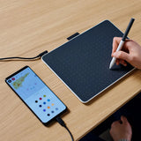 Wacom Intuos One Medium tegneplade Grå, Hvid 216 x 135 mm USB/Bluetooth