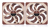 Noctua NF-A14X25 G2 PWM SX2-PP Computerkølesystem Computerkabinet Ventilator 14 cm Beige 2 stk