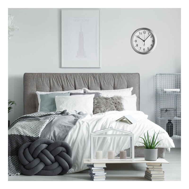 TFA-Dostmann 98.1091.02 Væg- og bordur Rund Aluminium, Hvid