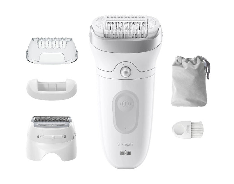 Braun Silk-épil 7 7-041 Grå, Hvid