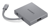 Lenovo GX91R64790 dockingstation Ledningsført USB 3.2 Gen 1 (3.1 Gen 1) Type-C Grå