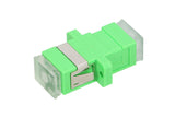 Extralink ADAPTER SC/APC SM SIMPLEX GREEN TRANSPARENT DUST CAPS - Adapter fiber adapter SC/APC 2000 stk Grøn