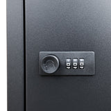 Extralink LOCKSTAR PACZKOMAT SKRZYNKA NA PACZKI 44X34X55CM STALOWA SKRZYNIA postkasse Sort Pakke med faldkasse Metal
