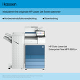 HP LaserJet Enterprise 8801z+ Multifunction Farve Printer, Kun Ethernet; Duplex; Kopimaskine, scanner