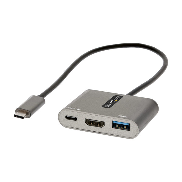 StarTech.com CDP2HDUACP2 dockingstation Ledningsført USB 3.2 Gen 1 (3.1 Gen 1) Type-C Grå