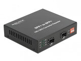 DeLOCK 86472 netværksomformer til medie 10000 Mbit/s Sort