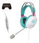 ASUS TUF Gaming H1 Gen II Hatsune Miku Edition Headset Ledningsført Spil USB Type-A Lyserød, Turkis, Hvid