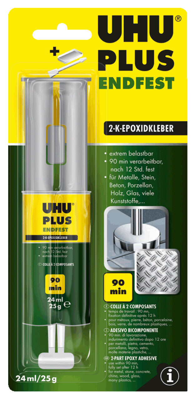 UHU PLUS ENDFEST Zwei-Komponentenkleber 45585 25 g